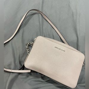 Like NEW Michael Kors gray crossbody bag